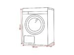 HISENSE WF3S8043BW3/BLX - Wasmachine voorlader - 8 kg - 1400 rpm - 72 dB - Afbeelding 11