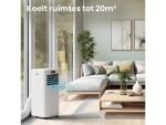 AURONIC AU3262 - Airco Mobiel -7.000BTU Mobiele Airco Wit 7000 BTU/h - Afbeelding 5